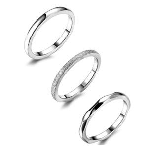 Joerica NWT 3Pcs Stackable Rings